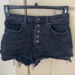 Abercrombie & Fitch Curve Love High Rise Mom Shorts